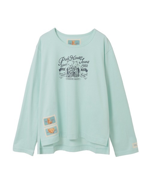 PINK HOUSE（ピンクハウス） tシャツ テディベアラベルプリント