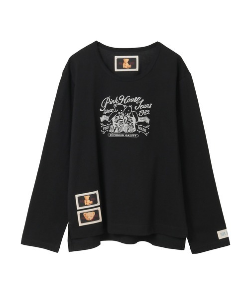 PINK HOUSE（ピンクハウス） tシャツ テディベアラベルプリント