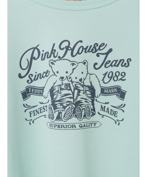 PINK HOUSE（ピンクハウス） tシャツ テディベアラベルプリント