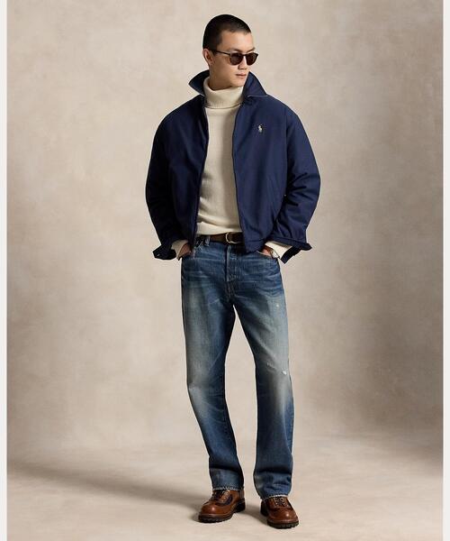ポロラルフローレン MA-1ダウンジャケット 【ネイビー S】 POLO RALPH LAUREN（ポロ・ラルフローレン） ラルフローレン ダウン