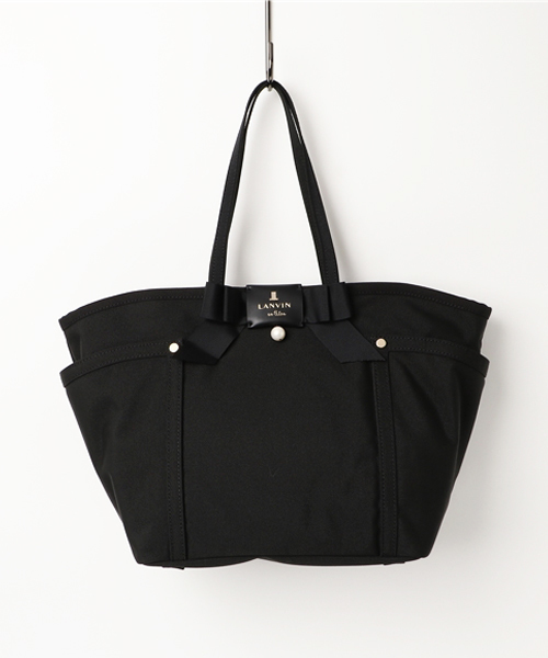 LANVIN en Bleu ジュール トートバッグ ブラック リボン ジュール トートバッグ（小）|LANVIN en Bleu | LANVIN en Bleu