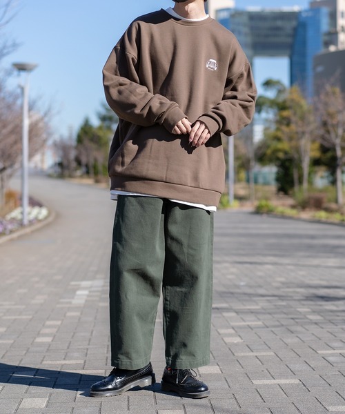 kutir（クティール） トレーナー スウェット レトロアソートプリント裏