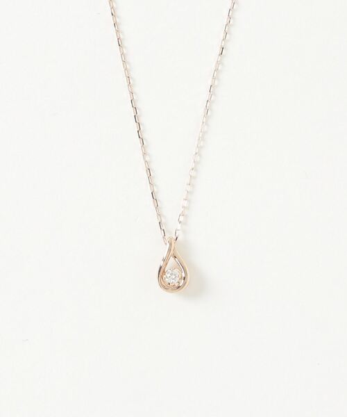 ネックレス 「10月誕生石」K10ピンクゴールド ネックレス レディースの画像