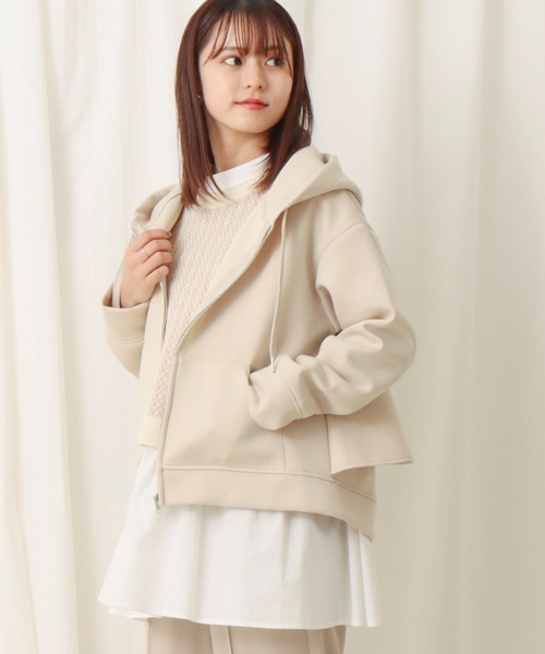 libelle more（リベル モア） パーカー ダンボールポンチ バックフリル