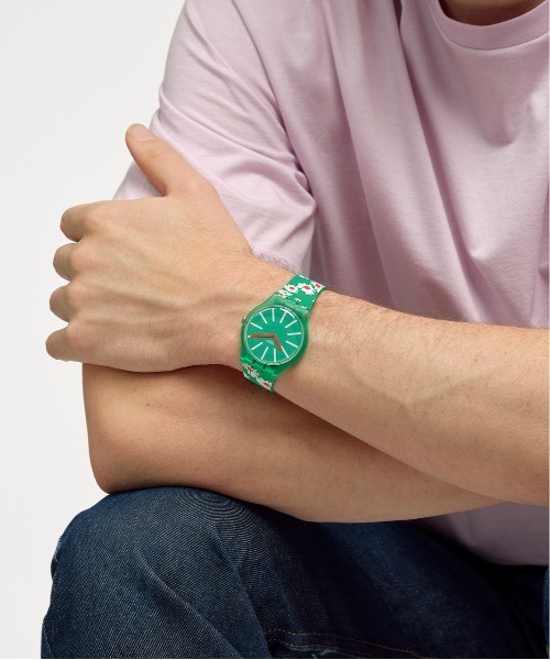 Swatch 腕時計 MEADOW FLOWERS レディース メンズ : ZOZOTOWN