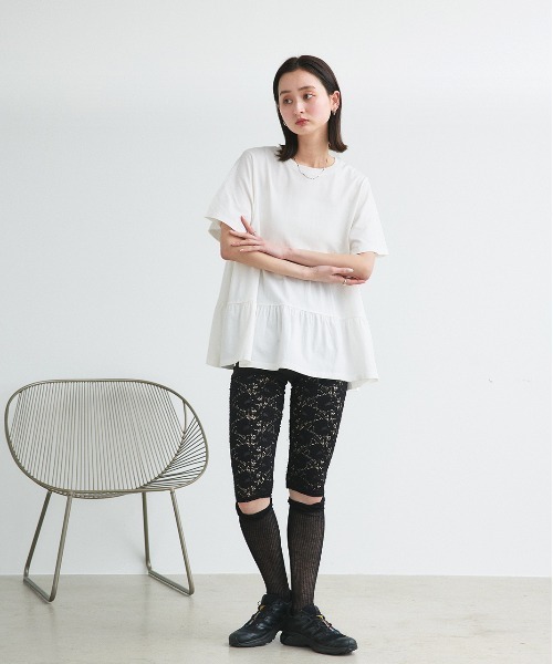 tシャツ ティアード チュニックTシャツ レディース | ad thie | 13