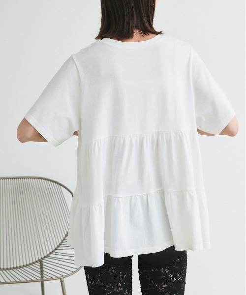 tシャツ ティアード チュニックTシャツ レディース | ad thie | 16