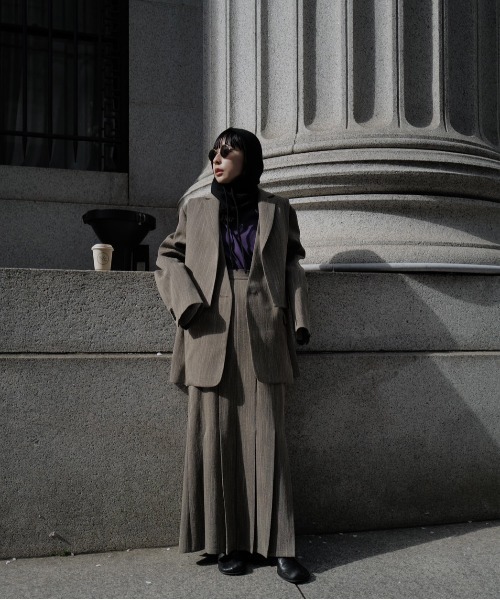 スカート Ameri HERRINGBONE HEM PLEATS SKIRT Ameri スカート HERRINGBONE HEM PLEATS SKIRT : ZOZOTOWN Yahoo
