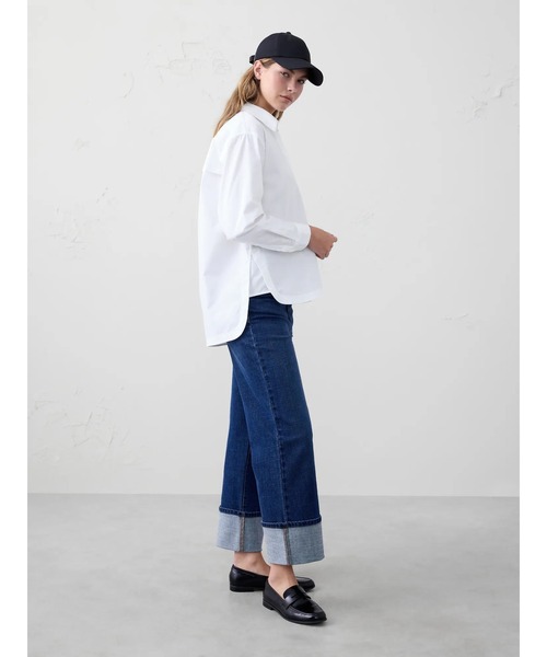 ブラウス シャツ BANANA REPUBLIC FACTORY STORE　　オーバーサイズコットンシャツ レディース BANANA REPUBLIC ブラウス シャツ FACTORY STORE オーバーサイズ