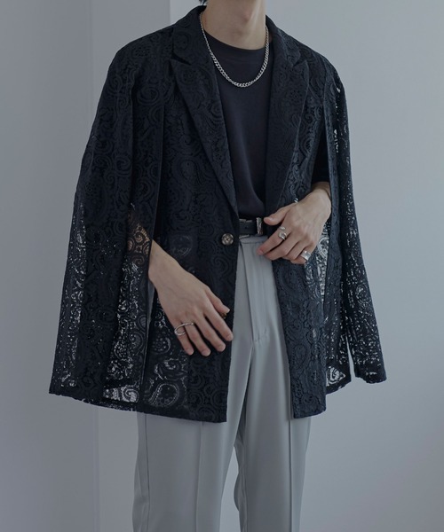 Ellno Loset（エルノロゼット） ジャケット テーラードジャケット 2way 