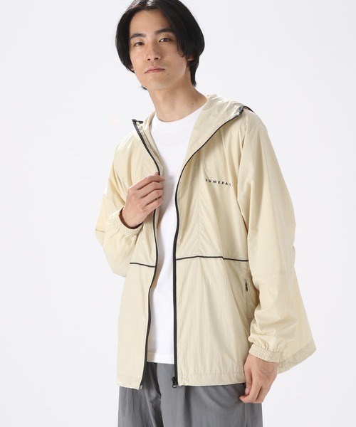 NUMERALS ブルゾン アウター 「NUMERALS」ロゴフードブルゾン