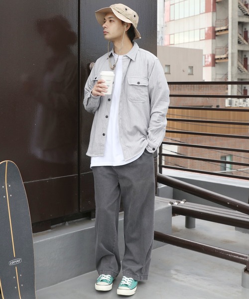 8 シャツ 無地ネルシャツ メンズ レディース : ZOZOTOWN Yahoo!店