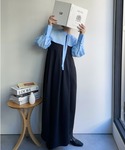 ワンピース 前後2WAYプリーツジャンスカの詳細画像1