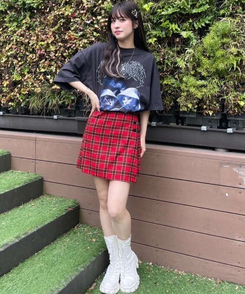 【mahagrid】24SS★ SMOKING CAT TEE SMOKING CAT TEE[BLACK] - MAHAGRID