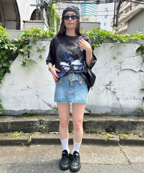 MAHAGRID tシャツ 「mahagrid/マハグリッド」 SMOKING CAT TEE