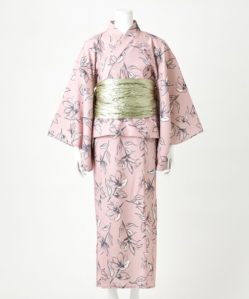 高級洗える浴衣　新品 大蔵ざらえ最終セール】 【浴衣】【吉木千沙都✕華徒然】お仕立て