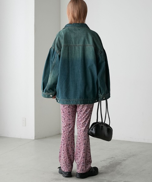 forksy.（フォルクシー） パンツ 「forksy.」ベロアイージーセミフレア