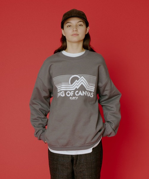 トレーナー スウェット KAVU カブー Ws リバートン レディース FREAK'S STORE トレーナー スウェット 限定展開 KAVU×FREAK'S