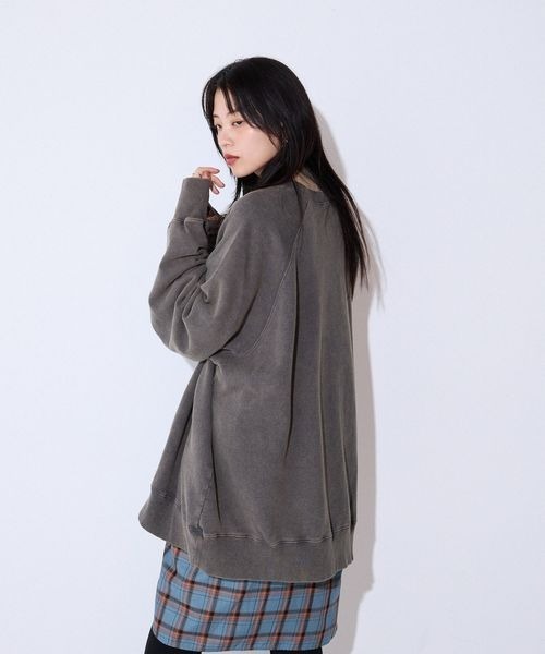 新品・未使用　JEANASIS　サスティナブルヴィンテージBIGプルオーバーＬ セール】サスティナブルヴィンテージウラケBIGプルオーバー
