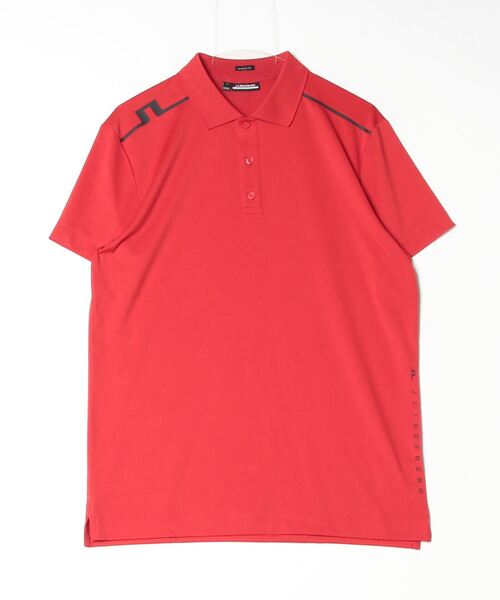 J.LINDEBERG ポロシャツ 「J.LINDEBERG/GOLF」JL×ストライプ