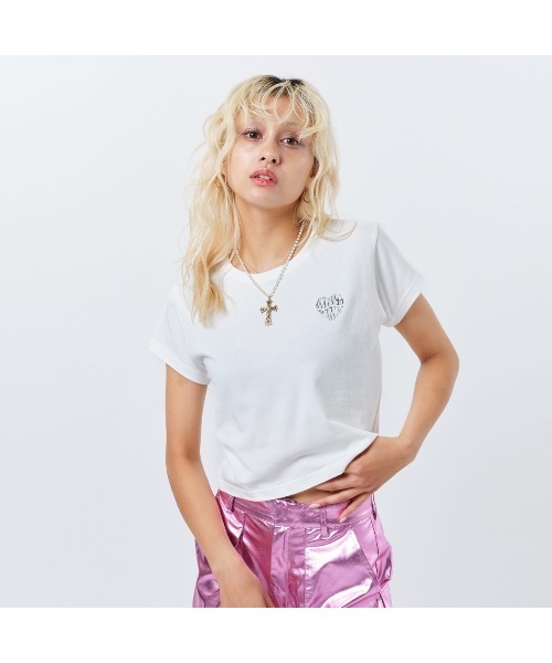 tシャツ atmos pink lic Print Heart Logo T-shirt / アトモス ピンク メタリック プリント ハート