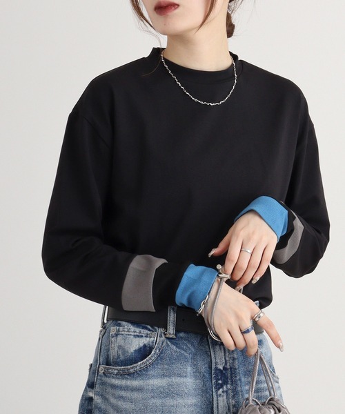 tシャツ A.N.L 配色カットソー レディース : ZOZOTOWN Yahoo!店