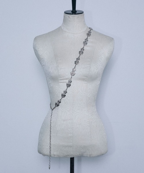 ROSE CHAIN BELT 487T ベルト ローズ le ELMi ベルト Rose chain belt / ローズチェーンベルト