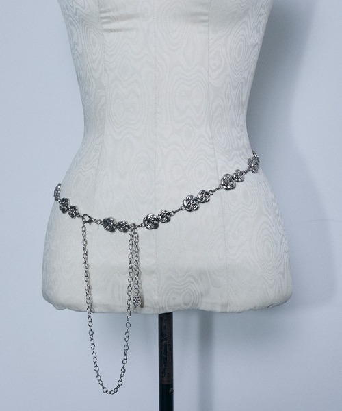 ROSE CHAIN BELT 487T ベルト ローズ le ELMi ベルト Rose chain belt / ローズチェーンベルト
