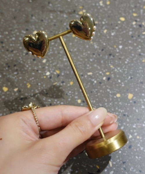 ピアス 「felice luxe」ハートピアス レディース_2