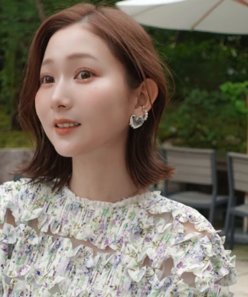 ピアス 「felice luxe」ハートピアス レディース_7