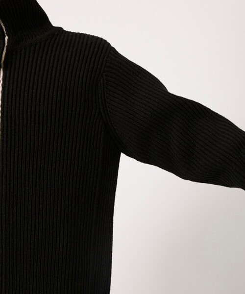 セーター ニット 「D-VEC/ディーベック」FISHERMANS KNIT ZIP-UP JACKET メンズの画像