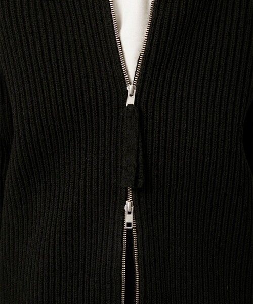 セーター ニット 「D-VEC/ディーベック」FISHERMANS KNIT ZIP-UP JACKET メンズの画像