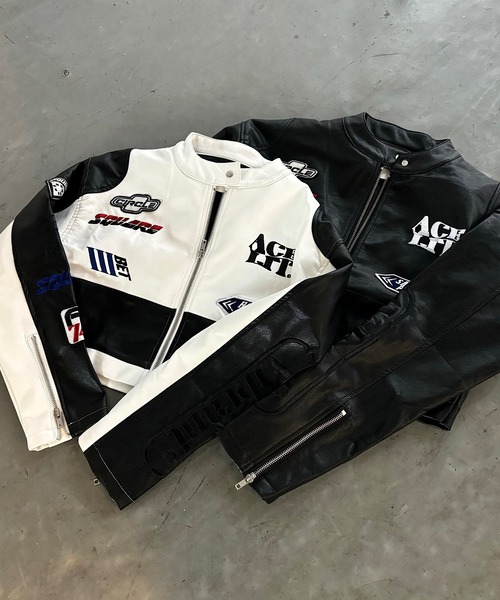 Roger&Raw（ロジャーアンドロウ） レザージャケット ライダース