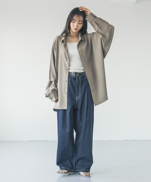LOWRYS FARM（ローリーズファーム） ワイドパンツ ジーンズ デニム