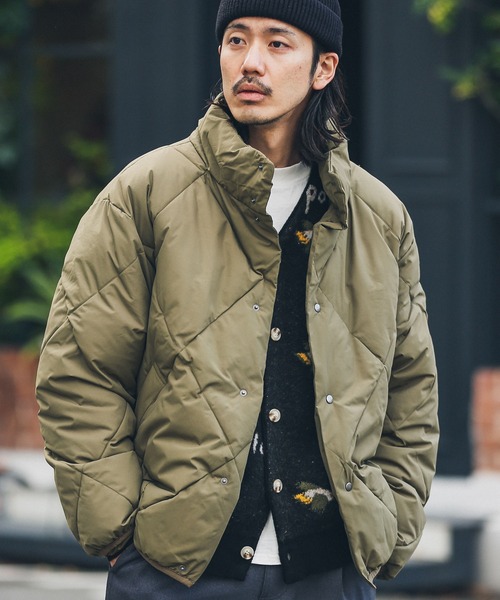 URBAN RESEARCH Sonny Label キルティングブルゾン MEDIUM カーキ