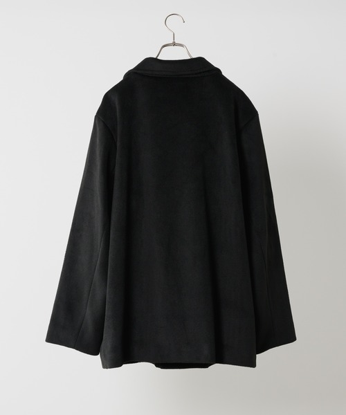 「FEKETE」 ピーコート MEDIUM ネイビー メンズ_画像3