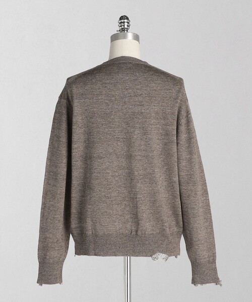 【shiro】LOEFF ダメージニット LOEFF セーター ニット 「LOEFF」ダメージ プルオーバー MEN'S
