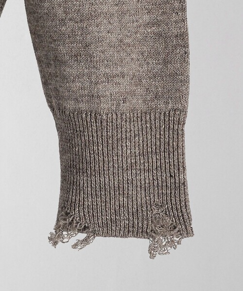 LOEFF セーター ニット 「LOEFF」ダメージ プルオーバー MEN'S