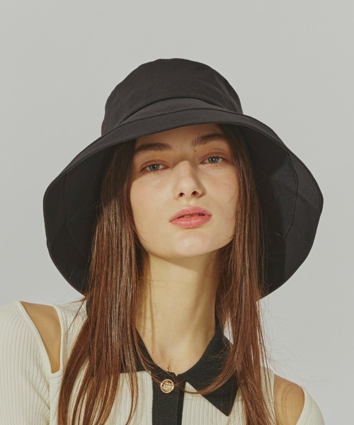 試着のみ　Compact Capeline / シャポードオー Chapeau d' O 帽子 ハット T/C Compact Capeline