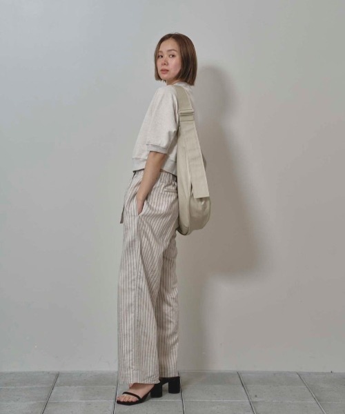 TODAYFUL ワイドパンツ パンツ Stripe Easy Pants レディース