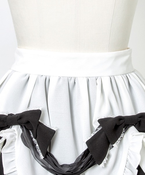 スカート AVENCHUMU Like an apron draped skirt Like an apron draped skirt – AVENCHUMU （アバンチュウム）