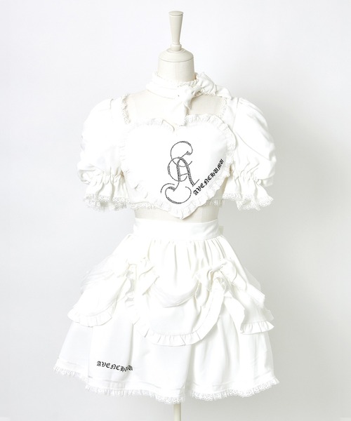 AVENCHUMU スカート Like an apron draped skirt : ZOZOTOWN Yahoo!店