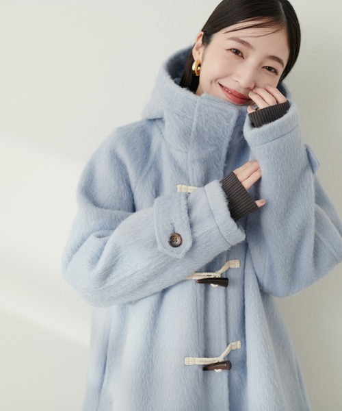 natural couture 「natural couture」 ダッフルコート FREE サックス