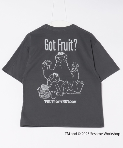 FRUIT OF THE LOOM tシャツ 「FRUIT LOOM」SESAME STREET×FTL