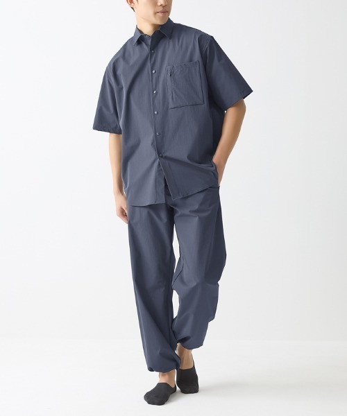 BODY WILD シャツ by BEAMS DESIGN ストレッチナイロン 半袖