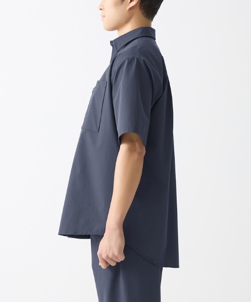 BODY WILD シャツ by BEAMS DESIGN ストレッチナイロン 半袖