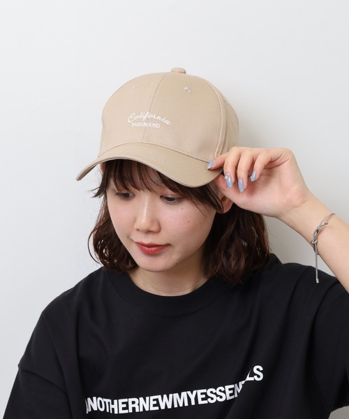 Bonjour Sagan キャップ 帽子 アルファベットBワッペンキャップ