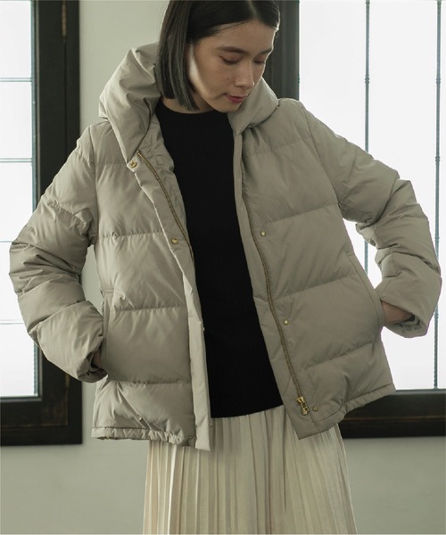 OPAQUE.CLIP（オペークドットクリップ） ダウンジャケット 40 ベージュ