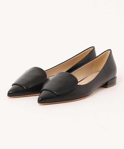 美品　FABIO RUSCONI パンプス　フラット　ポインテッドトゥ　37 FABIO RUSCONI パンプス 「FABIO RUSCONI/ファビオルスコーニ