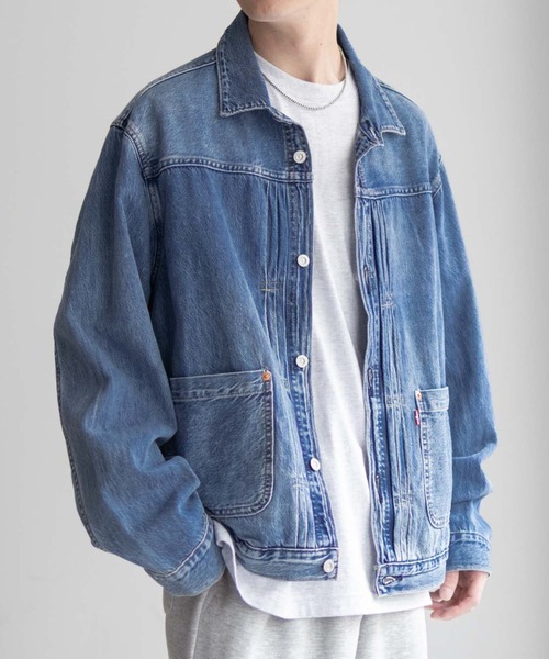 限定版 Levi's(R) gジャン デニムジャケット Levi's VINT BLOUS PLEATED ジャケット・アウター